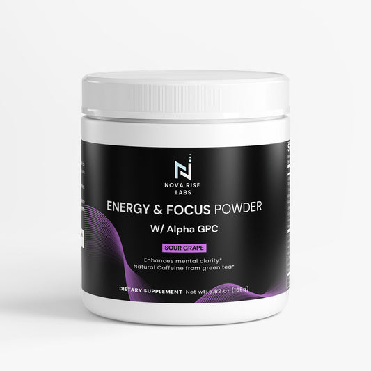Energy & Focus Powder W/ Alpha GPC (Sour Grape)