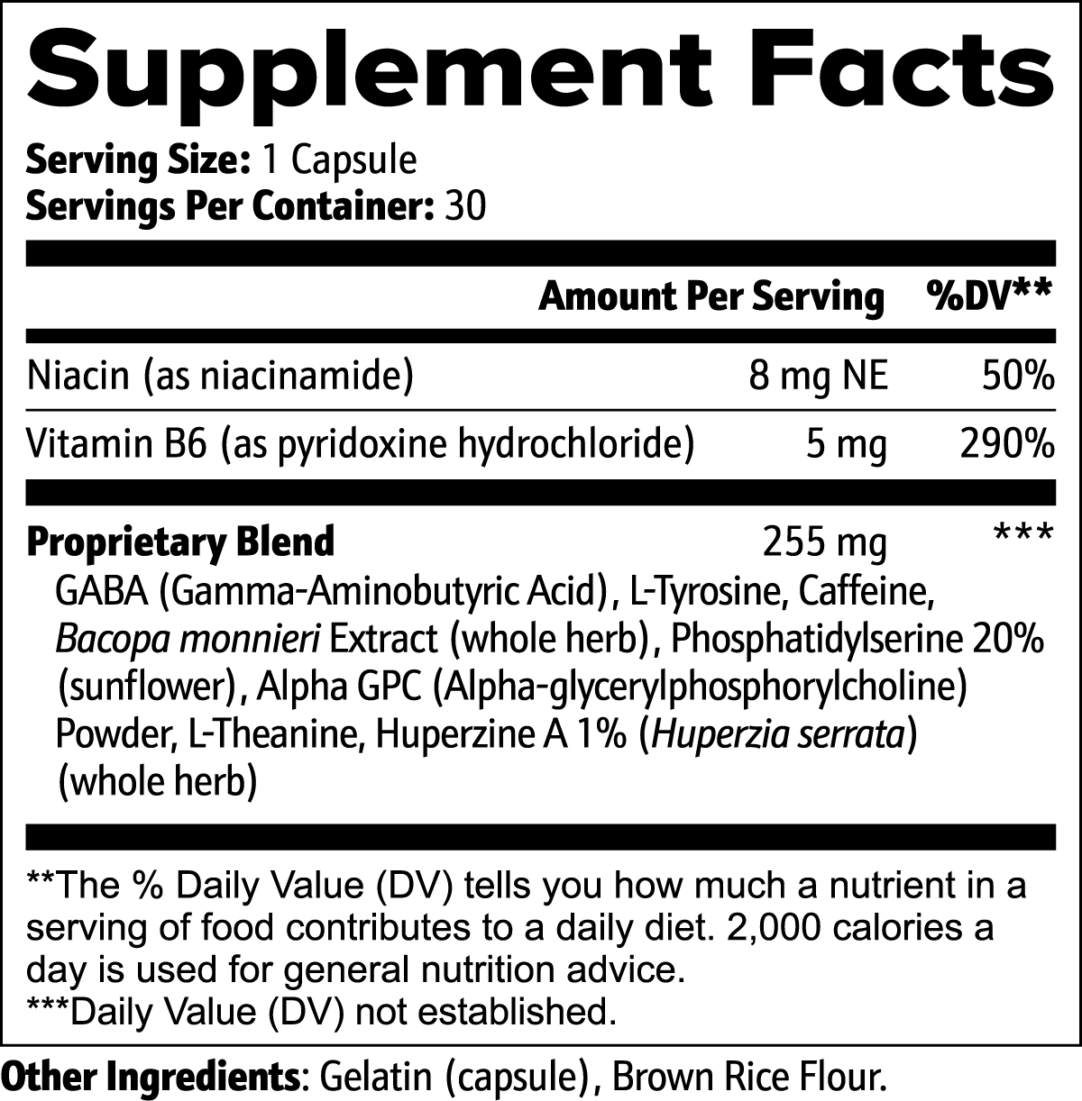 Cognitive Support - (with Alpha GPC & Bacopa Monnieri)