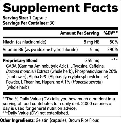 Cognitive Support - (with Alpha GPC & Bacopa Monnieri)