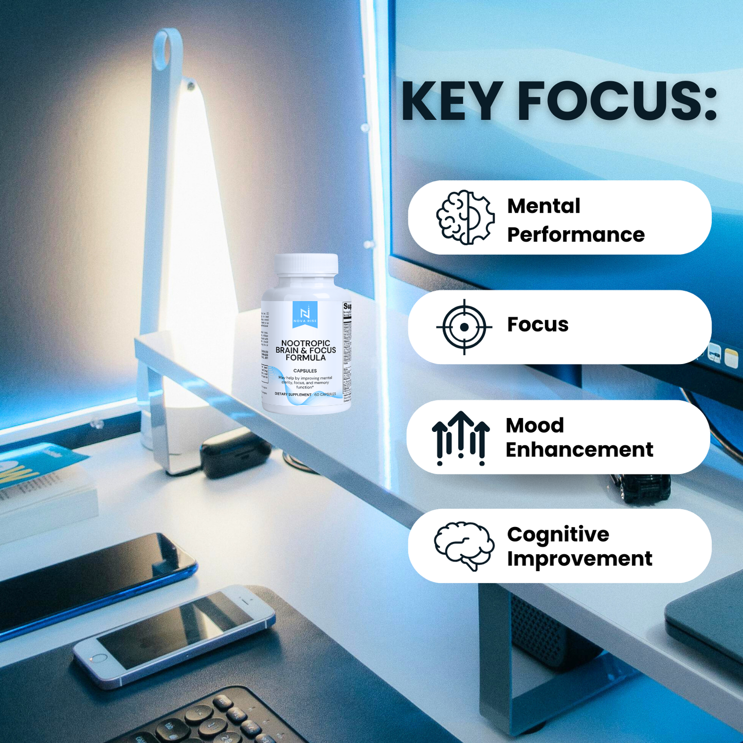 Nootropic Brain & Focus Formula